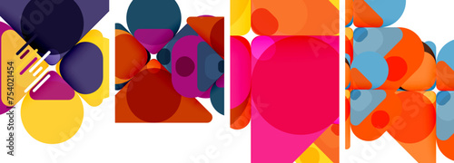 Geometric elements abstract backgrounds for wallpaper, business card, cover, poster, banner, brochure, header, website
