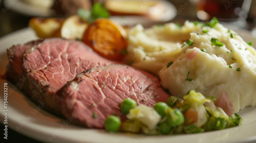 Restaurants are busier than usual as people indulge in traditional Irish dishes like corned beef and cabbage shepherds pie and soda bread. Even fast food chains offer special Restaurants are busier than usual as people indulge in traditional Irish dishes like corned beef and cabbage shepherds pie and soda bread. Even fast food chains offer special