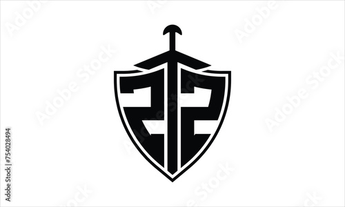 ZZ initial letter shield icon gaming logo design vector template. batman logo, sports logo, monogram, polygon, war game, symbol, playing logo, abstract, fighting, typography, icon, minimal, knife logo