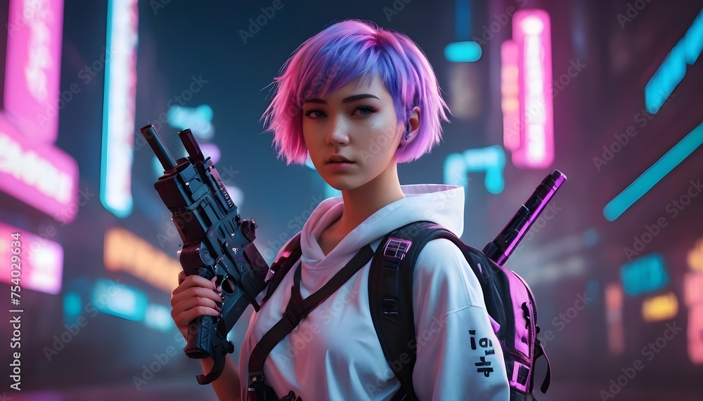 Electric Visions: Cyberpunk Heroines Unleashed Electric Visions: Cyberpunk Heroines Unleashed