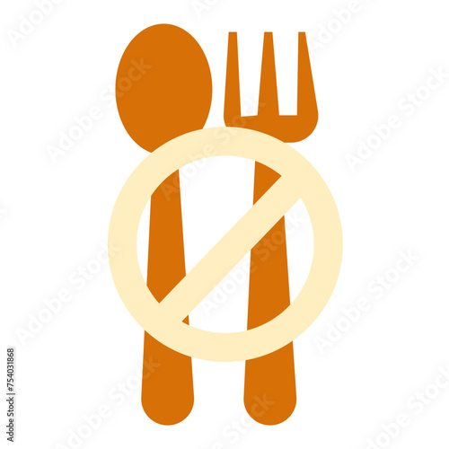 No Food vector sign