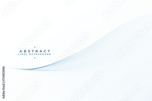 modern and abstract curvy line motion background for presentation