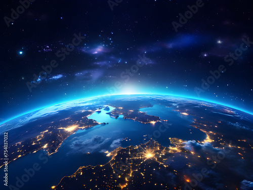 earth-seen-from-space-during-nighttime-cities-aglow-with-vibrant-lights-illuminating-the-continents