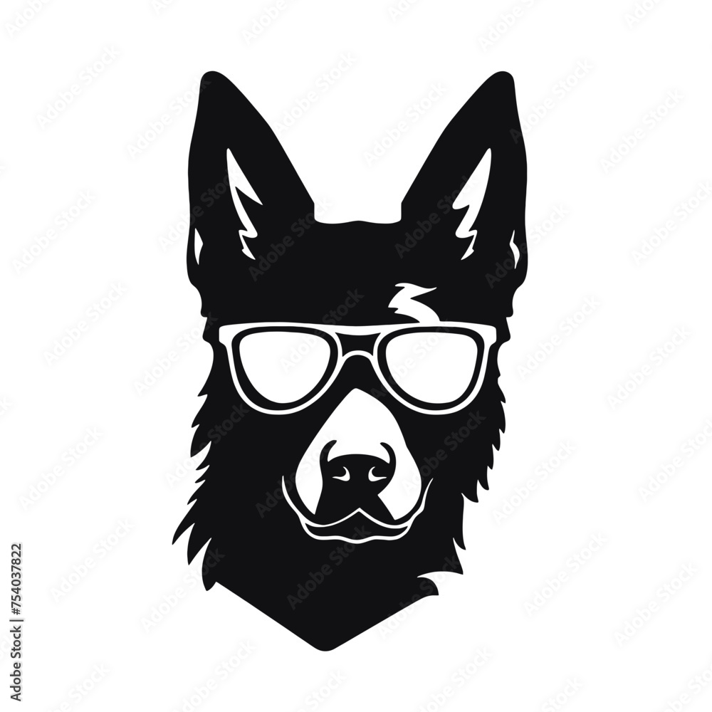 German Shepherd Silhouette German Shepherd Silhouette