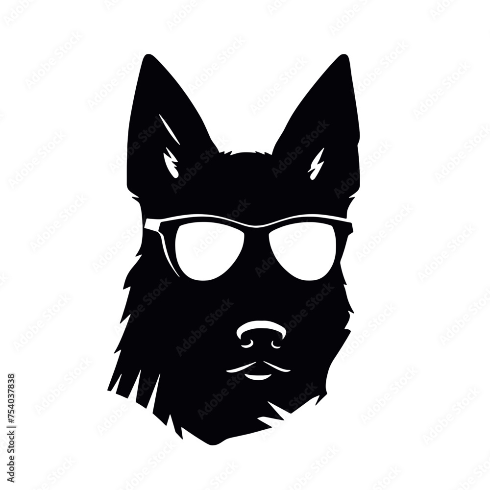 German Shepherd Silhouette 