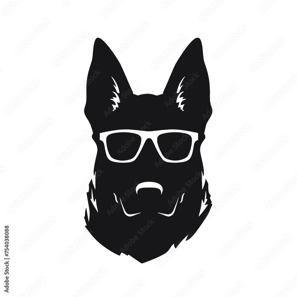 German Shepherd Silhouette German Shepherd Silhouette