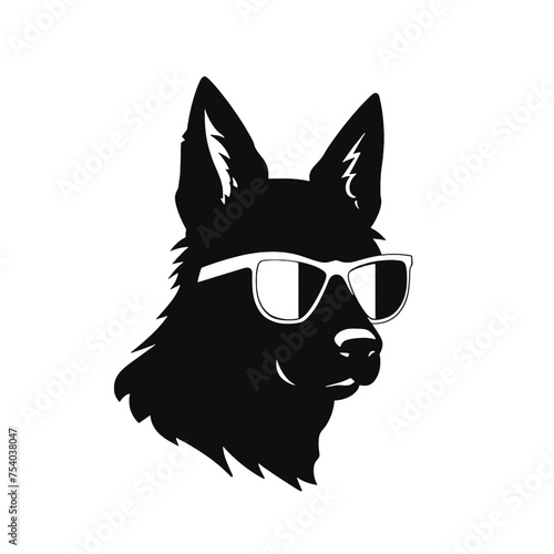 German Shepherd Silhouette 