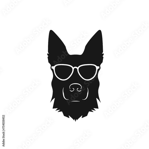 German Shepherd Silhouette 