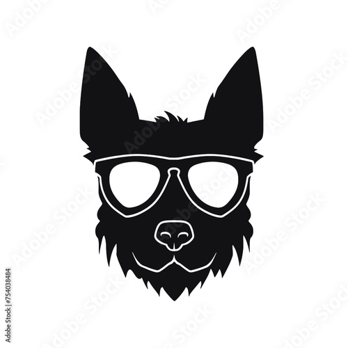 German Shepherd Silhouette 