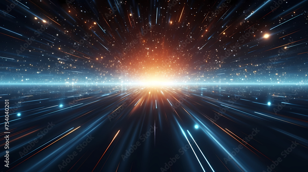 Technology particles abstract background Technology particles abstract background