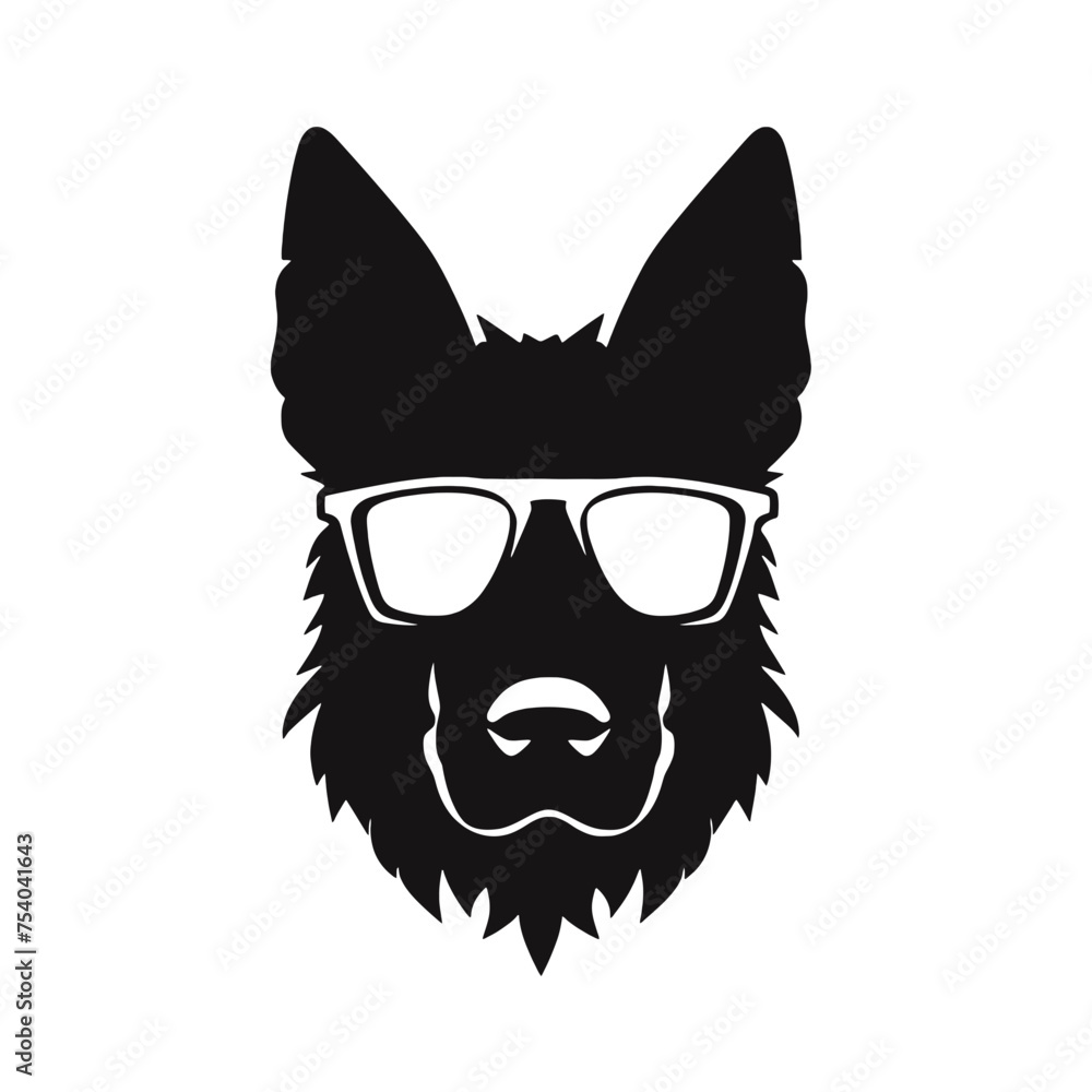 Pug dog - isolated vector illustration Pug dog - isolated vector illustration