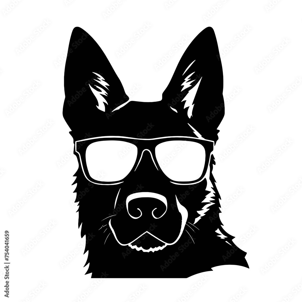 Pug dog - isolated vector illustration Pug dog - isolated vector illustration
