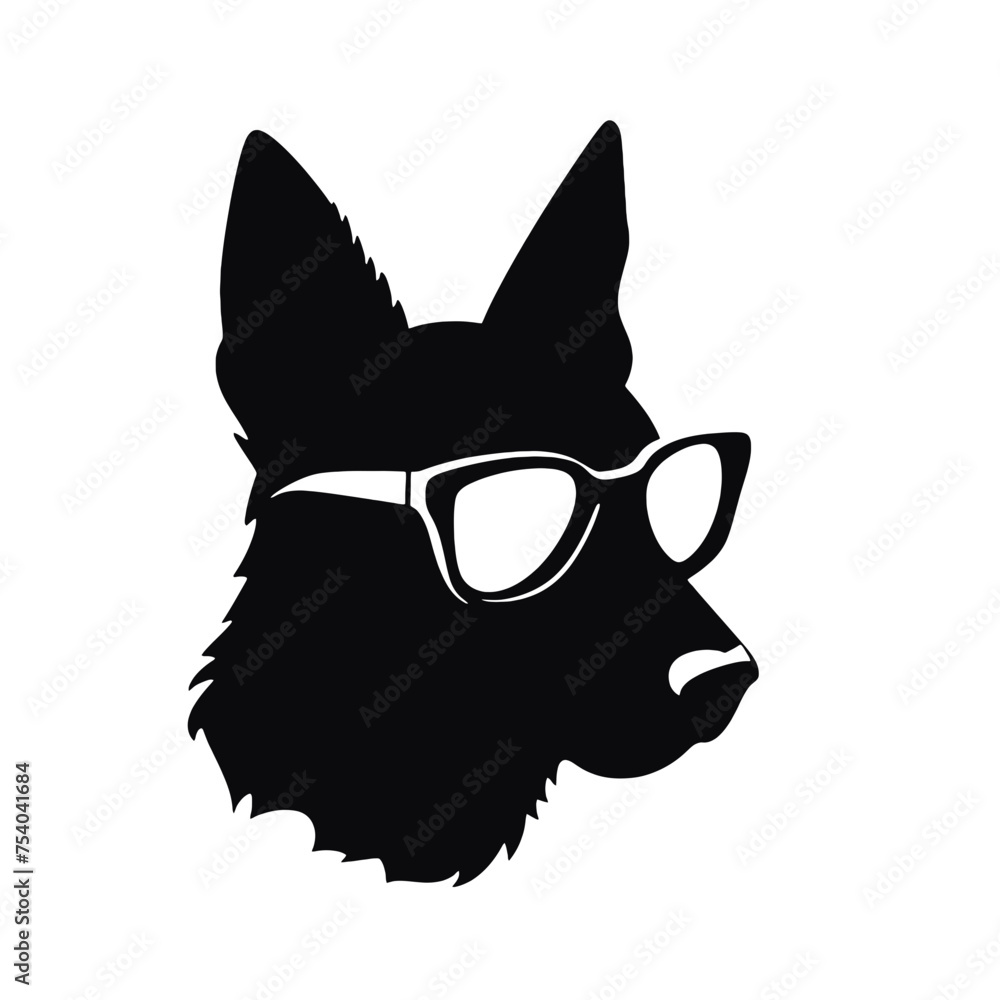 Pug dog - isolated vector illustration Pug dog - isolated vector illustration