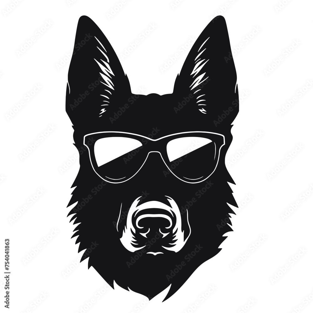 Pug dog - isolated vector illustration Pug dog - isolated vector illustration