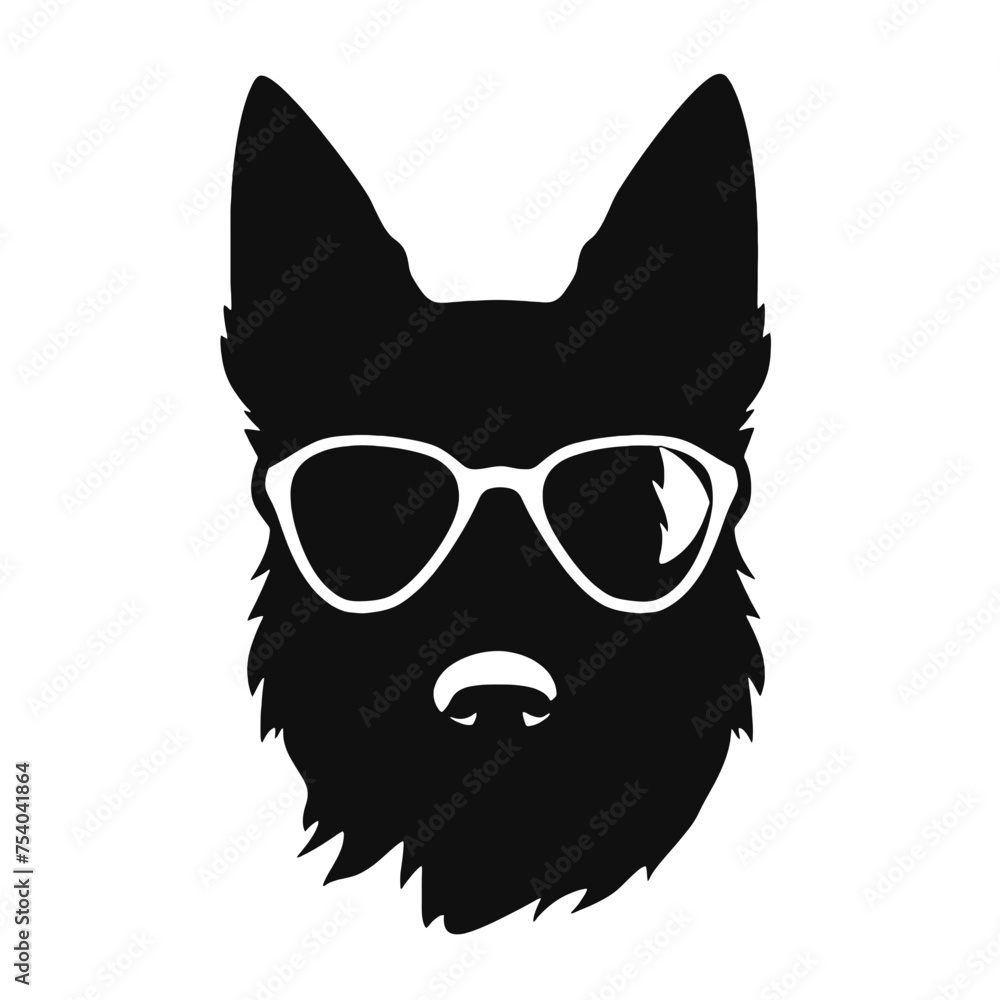 Pug dog - isolated vector illustration Pug dog - isolated vector illustration