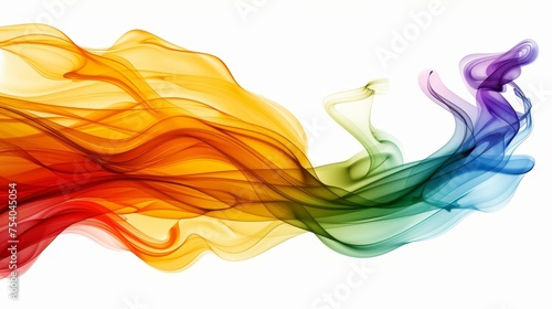 Vibrant abstract rainbow wave background for design projects colorful waves pattern