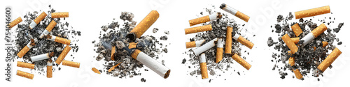 me(s): Cigarette ash scattered  Hyperrealistic Highly Detailed Isolated On Transparent Background Png File © Wander Taste