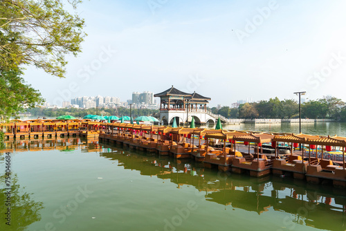 Huizhou West Lake Jiuqu Bridge, Huizhou, Guangdong Province, China