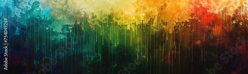 Abstract colorful ombr   background . Banner