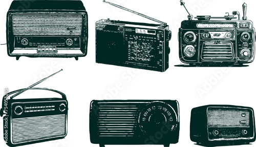 vintage retro radio
