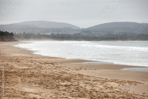 View of Seven Mile Beach Tasmania