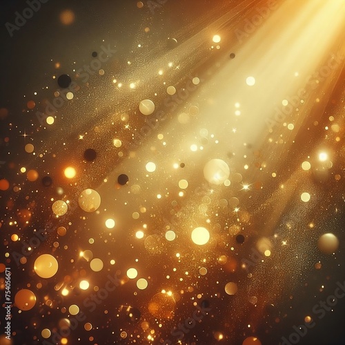gold light shade  grainy noise grungy texture color gradient rough abstract background shine bright light and glow