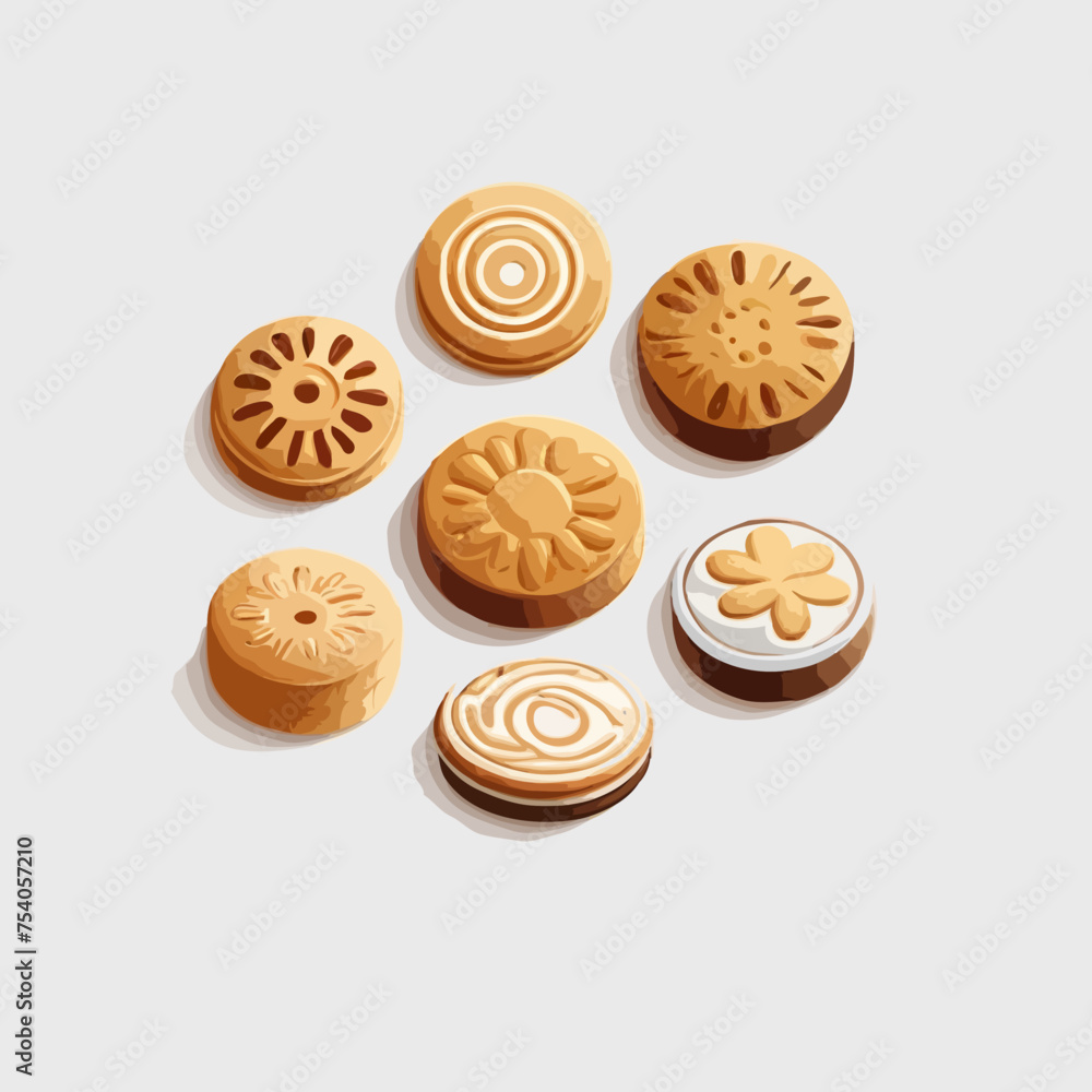 cookies on a white background cookies on a white background