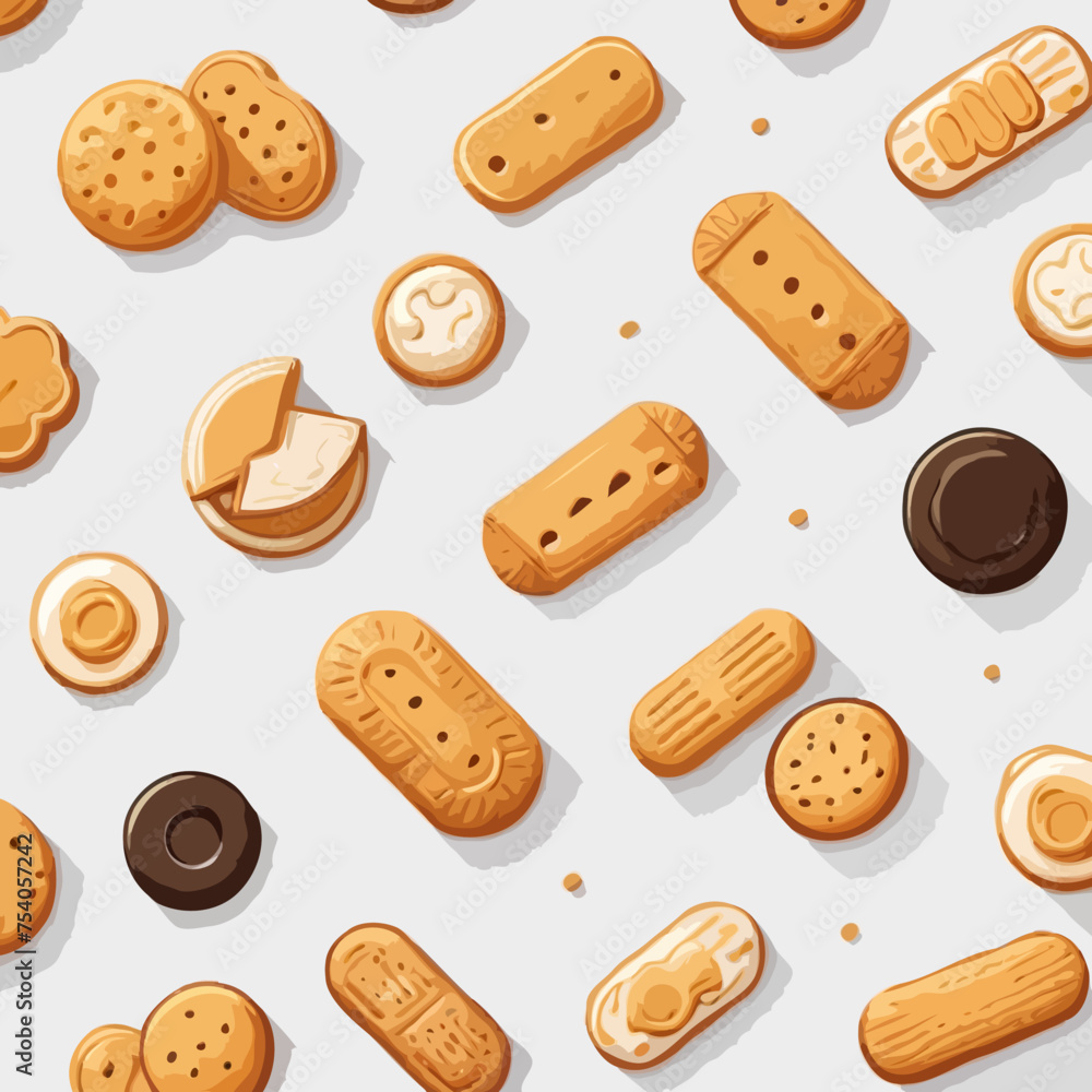 cookies on a white background cookies on a white background