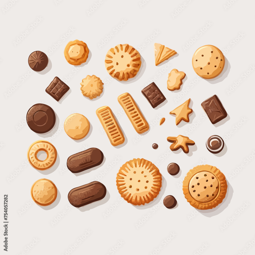cookies on a white background cookies on a white background