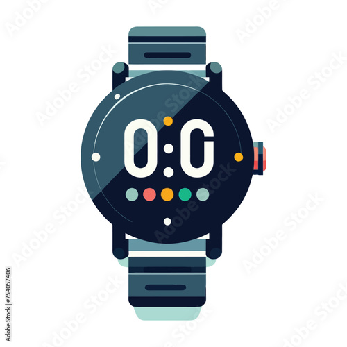 illustration of technology concept. VR-glasses, smartphones, smart speakers, tablets, smart watches
