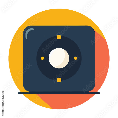 illustration of technology concept. VR-glasses, smartphones, smart speakers, tablets, smart watches