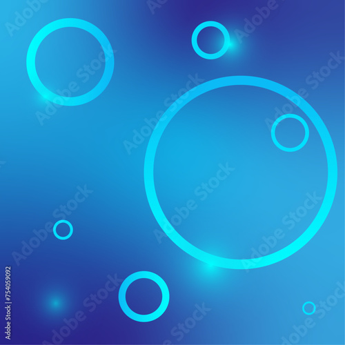 Blue background with discs