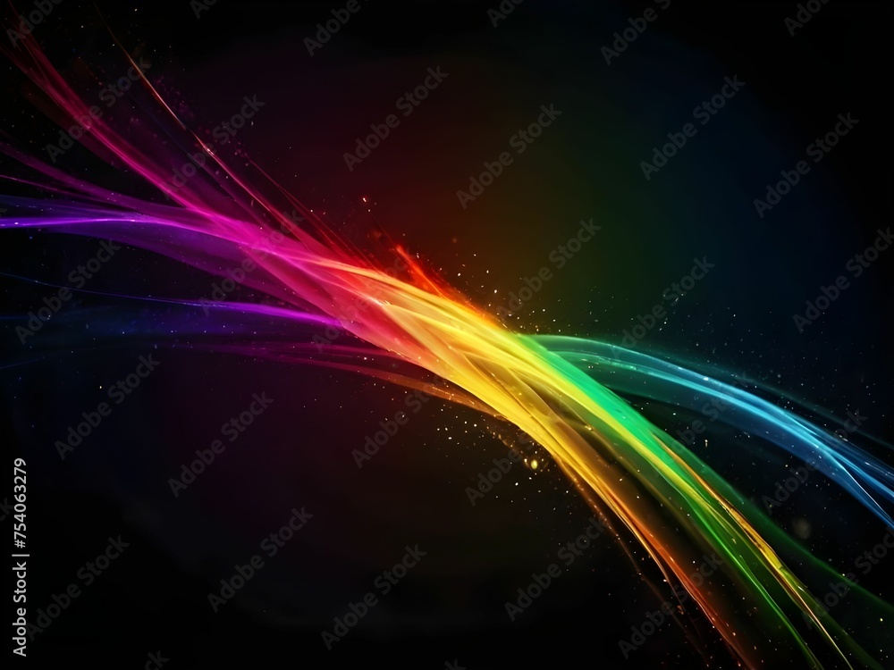 Vibrant Abstract Background with Colorful Lines and Shapes - Modern Digital Art Design Vibrant Abstract Background with Colorful Lines and Shapes - Modern Digital Art Design