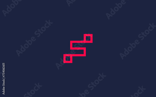 letter s technology logo icon design vector design template inspiration