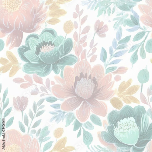 seamless floral background