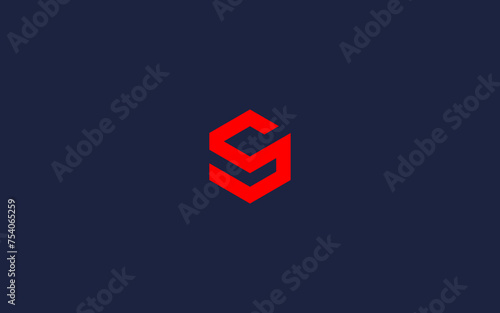letter s hexagon logo icon design vector design template inspiration photo