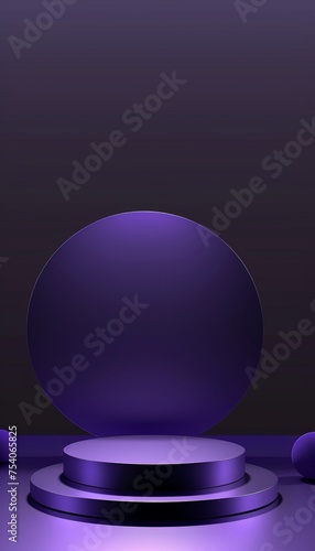 blue crystal ball on black background © Hameed
