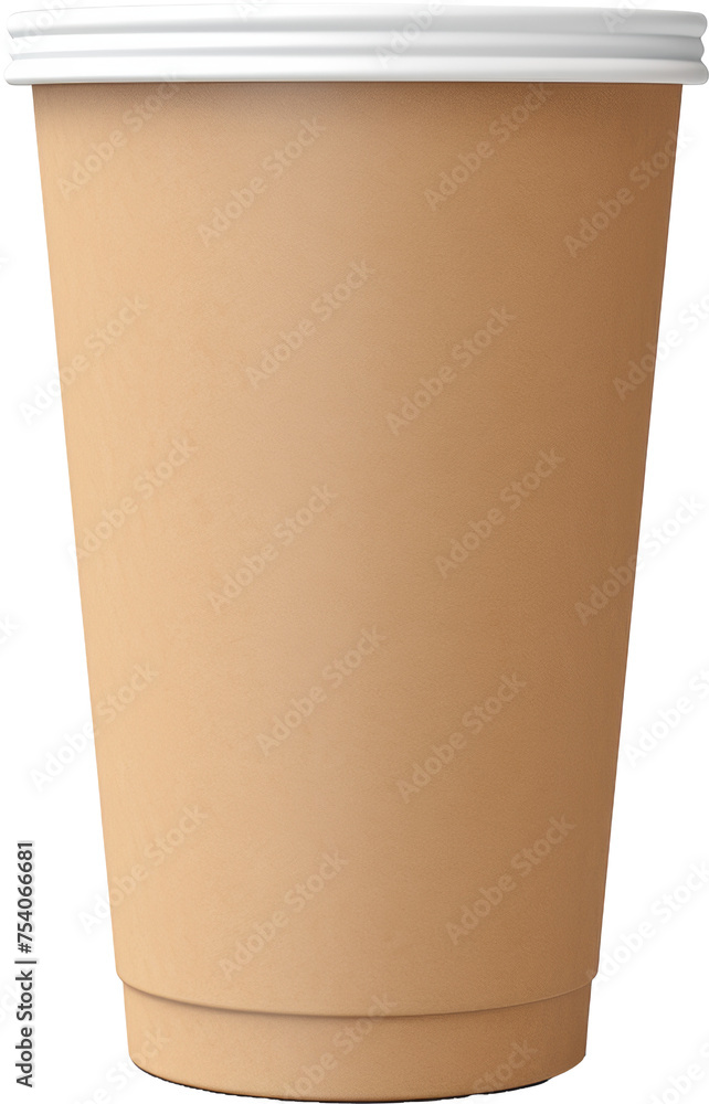 paper cup,paper craft coffee cup isolated on white or transparent background,transparency 