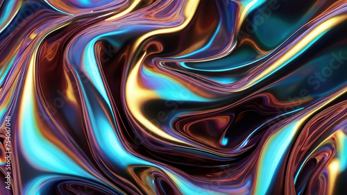 Alumnium foil hologram textute colorful abstract background