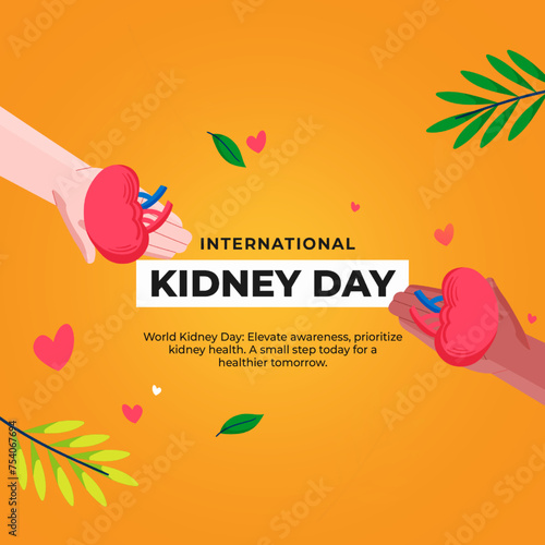 World Kidney Day graphic wi...