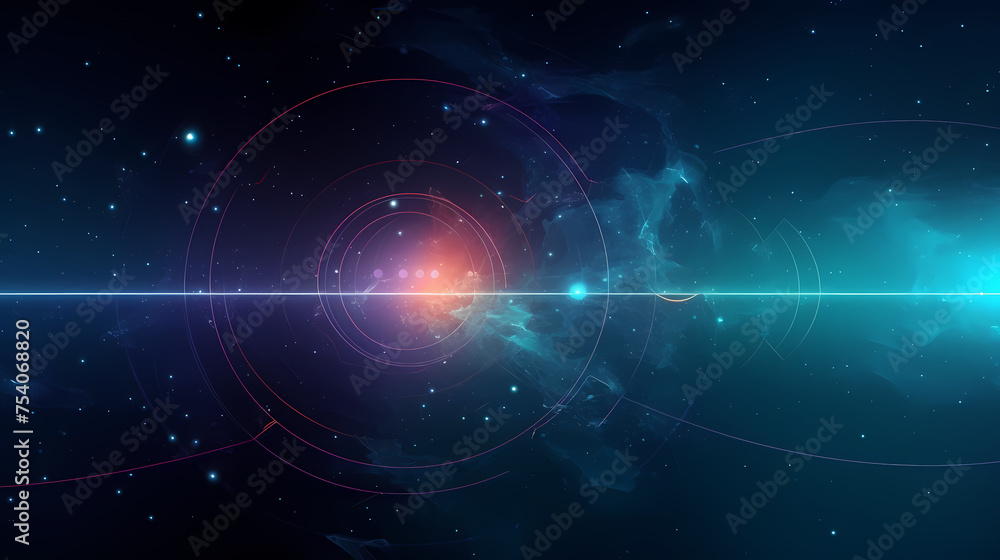 Futuristic blue technology interface with lighting effects Futuristic blue technology interface with lighting effects