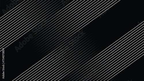 Black Background Lines vector image abstract wallpaper for backdrop or decoration