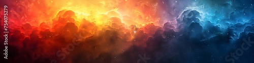 Vibrant Swirling Clouds of the Four Elements, To provide a visually striking and dynamic background for fantasy or science fiction themed projects,