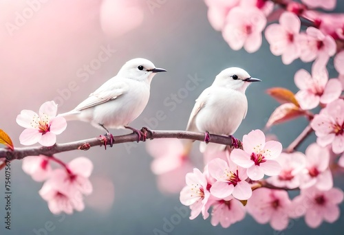 two birds on a branch © sxfgsdj