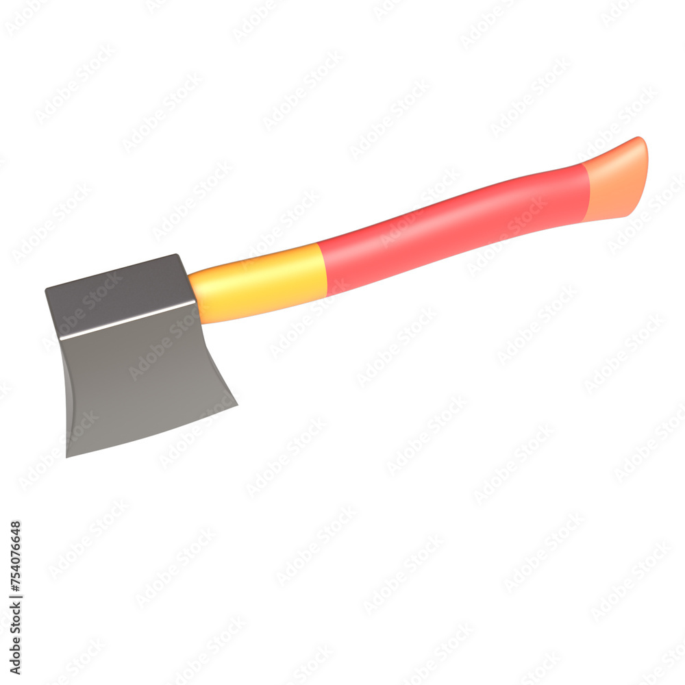 Realistic 3D Bricklayer's Hatchet Rendering Realistic 3D Bricklayer's Hatchet Rendering
