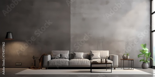 Slate gray undertones merge with the grainy texture, imparting a contemporary edge to the backdrop banner design.