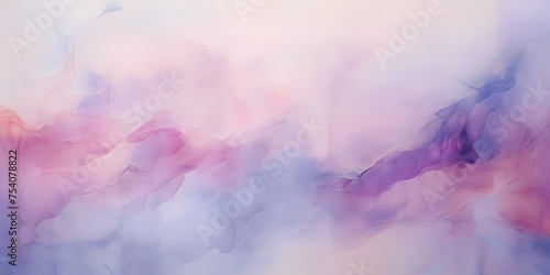 Layers of pink, purple, and blue hues intermingling with grainy texture, producing a captivating abstract backdrop reminiscent of an ethereal landscape.