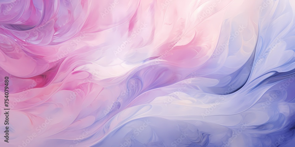 Ethereal swirls of pink, purple, and blue merging with subtle grainy texture, crafting a captivating abstract poster backdrop that enchants the senses.