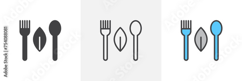 Healthy Food Isolated Line Icon Style Design. Simple Vector Illustration