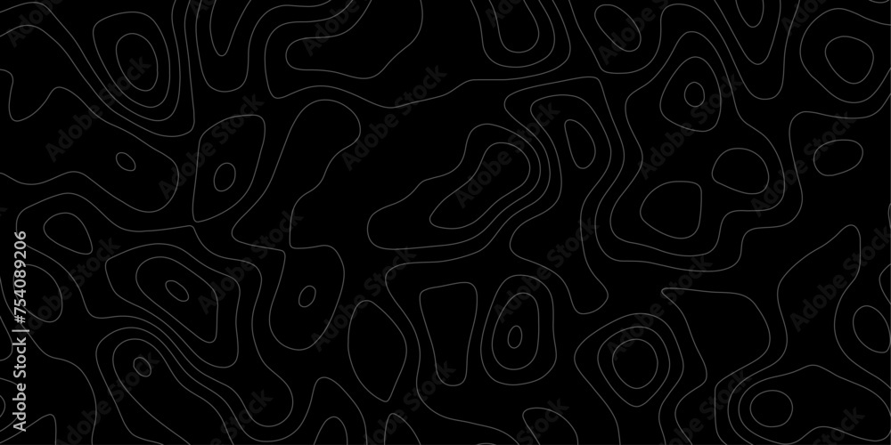Black curved lines topology.striped abstract,clean modern plate with reflections,abstract background shiny hair aluminum background strokes on high quality iron plate.
